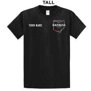 Nestle Batavia Unisex TALL Cotton Short Sleeve Tee-Black  (SCREEN PRINT)
