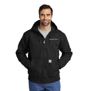 Nestle Clinton Carhartt Men Washed Duck Active Jac-Black