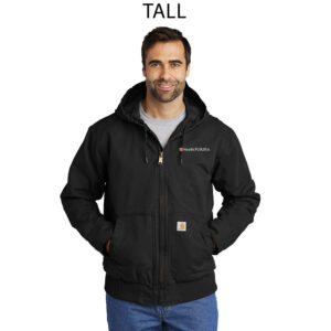 Nestle Clinton Carhartt TALL Washed Duck Active Jac Men-Black