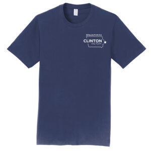 Nestle Clinton Ring Spun Cotton Fan Favorite Short Sleeve Tee-Navy