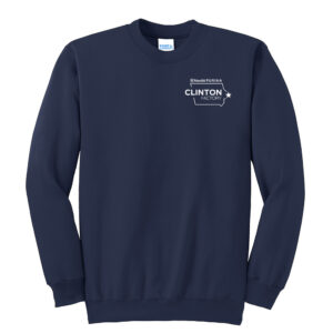 Nestle Clinton Unisex Heavyweight Crew Sweatshirt-Navy
