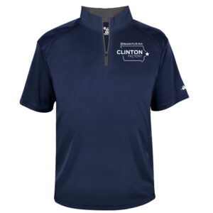 Nestle Clinton Short Sleeve 1/4 Zip Performance Pullover Navy