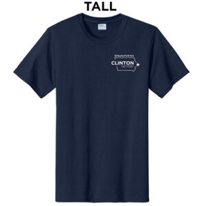 Nestle Clinton Unisex Pre Shrunk Heavy Weight Cotton Short Sleeve Tee TALL-Navy