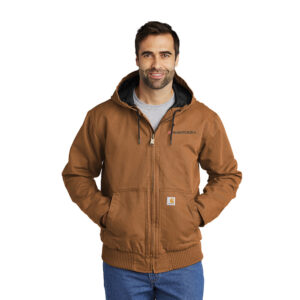 Nestle Clinton Carhartt Washed Duck Active Jac - Carhartt Brown