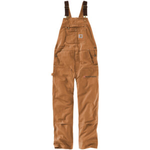 Nestle Clinton Carhartt Men Duck Unlined Bib Overalls-Carhartt Brown