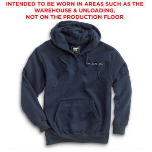 Nestle Clinton White Bear Premium Heavyweight Pocket Hooded Sweatshirt-Navy