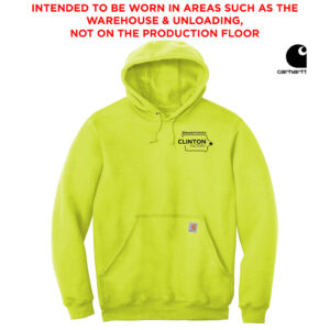 Nestle Clinton Carhartt Men Midweight Hooded Sweatshirt-Brite Lime