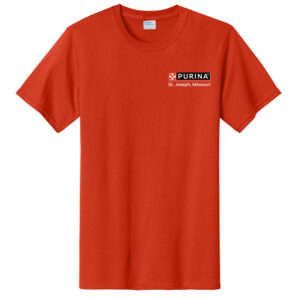 Nestle St Joseph Unisex Cotton Essentail Short Sleeve Tee-Orange