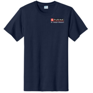 Nestle St Joseph Unisex Cotton Essentail Short Sleeve Tee-Navy