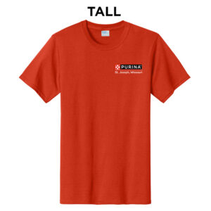 Nestle St Joseph Tall Unisex Cotton Essentail Short Sleeve Tee-Orange