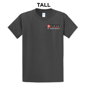 Nestle St Joseph Tall Unisex Cotton Essentail Short Sleeve Tee-Charcoal