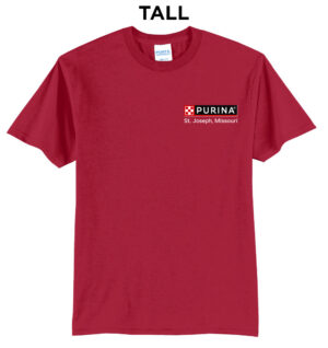 Nestle St Joseph Tall Short Sleeve Tee-Red