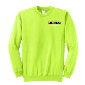 Nestle St Joseph Unisex Fleece Crewneck Sweatshirt-Neon Yellow