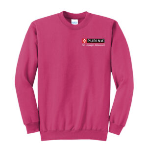 Nestle St Joseph Unisex Fleece Crewneck Sweatshirt-Sangria