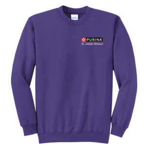 Nestle St Joseph Unisex Fleece Crewneck Sweatshirt-Purple