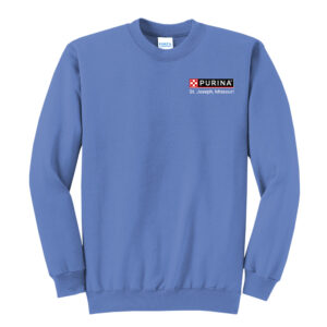 Nestle St Joseph Unisex Fleece Crewneck Sweatshirt-Carolina Blue