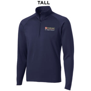 Nestle St Joseph Sport-Tek TALL Sport-Wick Stretch 1/2-Zip Pullover-Navy
