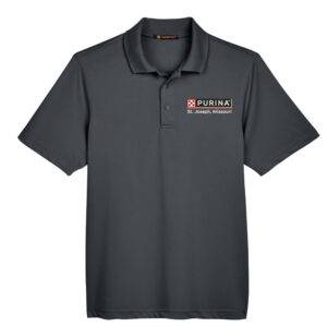 Nestle St Joseph Harriton Men's Advantage snap placket -Dark Charcoal