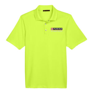 Nestle St Joseph Harriton Men's Advantage snap placket-Safety Yellow