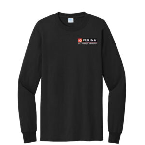 Nestle St Joseph Unisex Cotton Essentail Long Sleeve Tee-Black