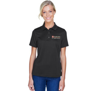 Nestle St Joseph IndustryBlue Women's Advantage Snag Protection Plus IL Snap Placket Polo - Black