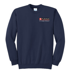 Nestle St Joseph Unisex Essential Fleece Crewneck Sweatshirt-Navy