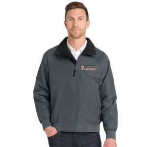 Nestle St Joseph Port Authority Challenger Jacket Men- Steel/Black