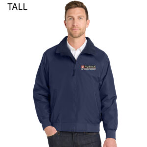 Nestle St Joseph Port Authority Men Tall Challenger Jacket-Navy/Navy