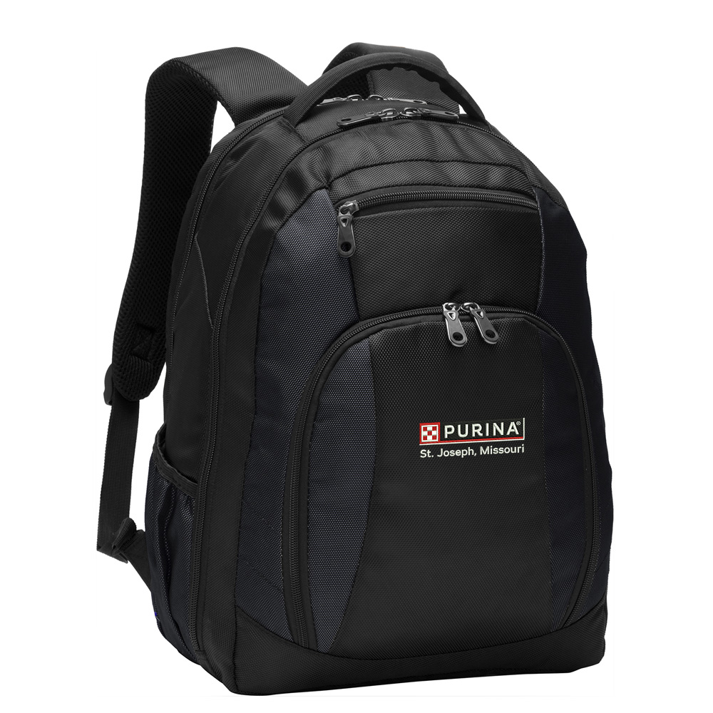 Nestle St Joseph Port Authority Communter Backpack-Black