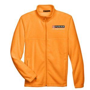 Nestle St Joseph Harriton Men's Full-Zip Fleece-Safety Orange