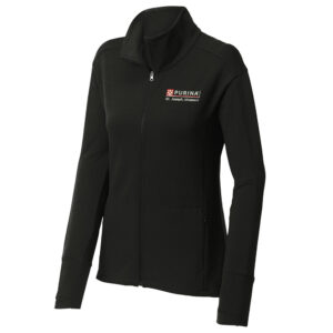Nestle St Joseph Sport Tek Women Sport Wick Flex Fleece Full Zip-Black