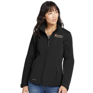 Nestle St Joseph Eddie Bauer Women's Soft Shell Jacket-Black