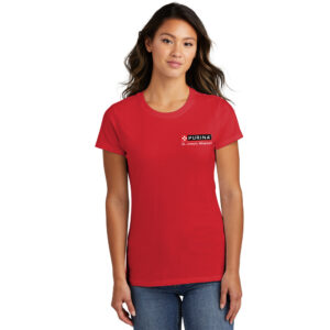 Nestle St Joseph Ladies Fan Favorite Short Sleeve Tee-Red
