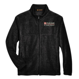 Nestle St Joseph Harriton Men's Full-Zip Fleece- black