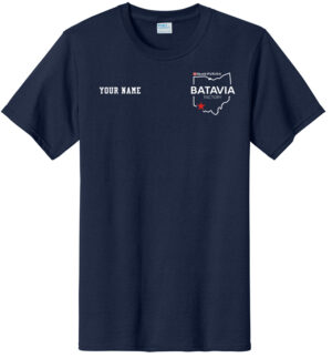 Nestle Batavia Unisex Cotton Short Sleeve Tee-Navy (SCREEN PRINT)
