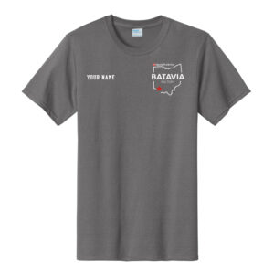 Nestle Batavia Unisex Cotton Short Sleeve Tee-Medium Grey (SCREEN PRINT)