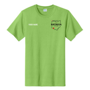 Nestle Batavia Unisex Cotton Short Sleeve Tee-Lime (SCREEN PRINT)