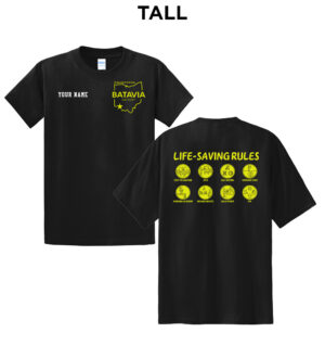 Nestle Batavia Unisex TALL Cotton Short Sleeve Tee-Black (SCREEN PRINT)