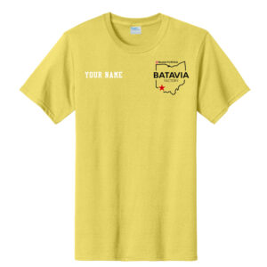 Nestle Batavia Unisex Cotton Short Sleeve Tee-Yellow (SCREEN PRINT)