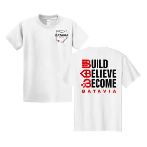 Nestle Batavia Unisex Cotton Short Sleeve Tee-White (SCREEN PRINT)