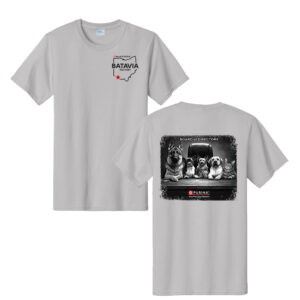 Nestle Batavia Unisex Cotton Short Sleeve Tee-Silver (SCREEN PRINT)