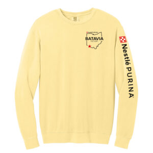 Nestle Batavia Comfort Colors Lightweight Crewneck Sweatshirt Butter