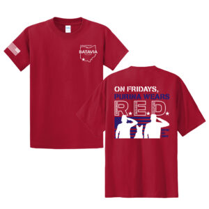 Nestle Batavia Unisex Cotton Short Sleeve Tee-Red (SCREEN PRINT)