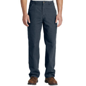 Nestle Batavia Carhartt Washed-Duck Work Dungaree Pants-Midnight