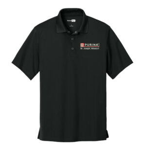 Nestle St Joseph CornerStone men Micropique Gripper Polo-Black