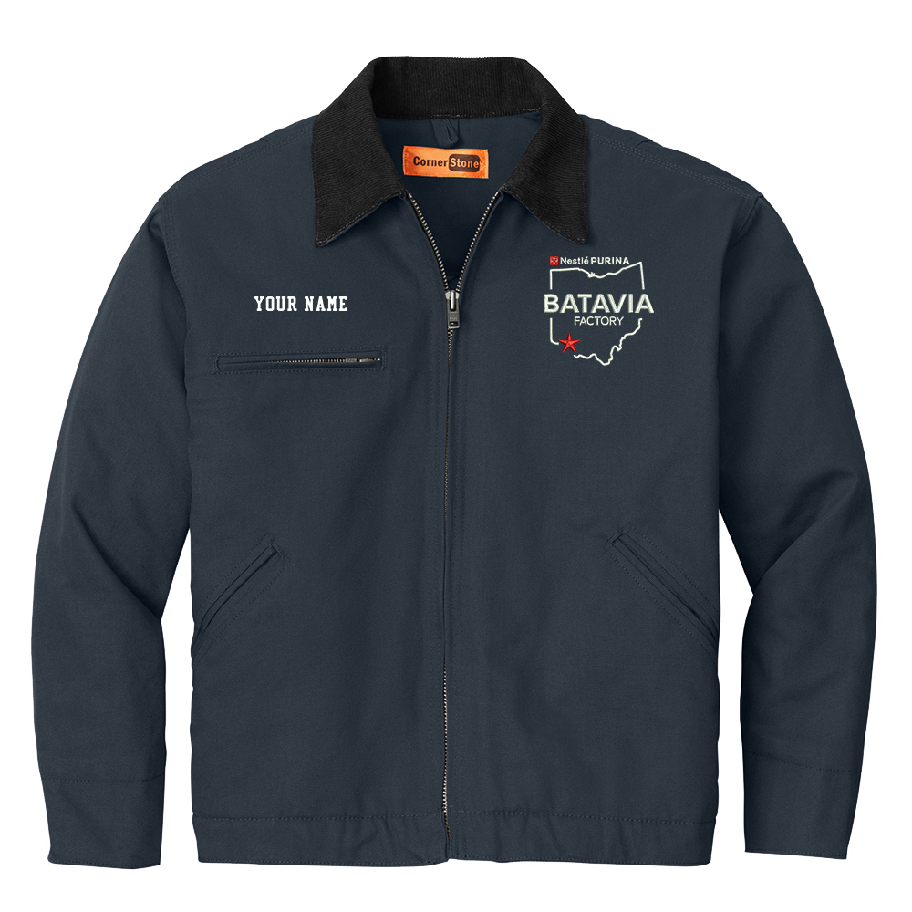 Nestle Batavia CornerStone Men - Duck Cloth Work Jacket-navy