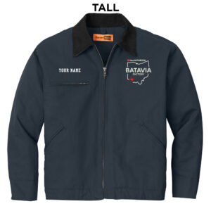 Nestle Batavia CornerStone Men Tall Duck Cloth Work Jacket-Navy