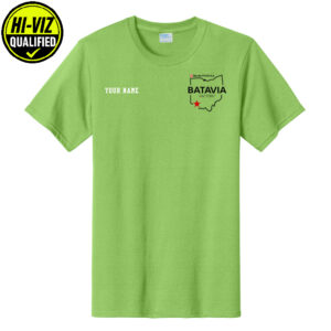 Nestle Batavia Unisex Cotton Short Sleeve Tee-Lime (SCREEN PRINT)