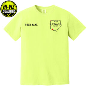 Nestle Batavia Unisex Comfort Colors Pigment Dyed Short Sleeve Shirt-Neon Lemon