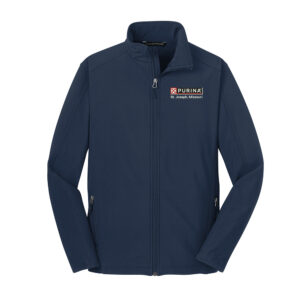 Nestle St Joseph Port Authority Men Core Soft Shell Jacket-Navy